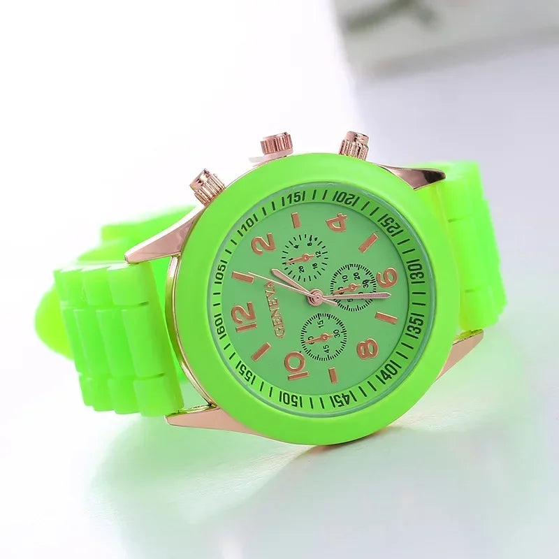 Women Watches 2025 New Fashion Luxury Brand Women's Watch Silicone Strap Quartz Wrist Watch For Female Relogio Feminino Zegarki