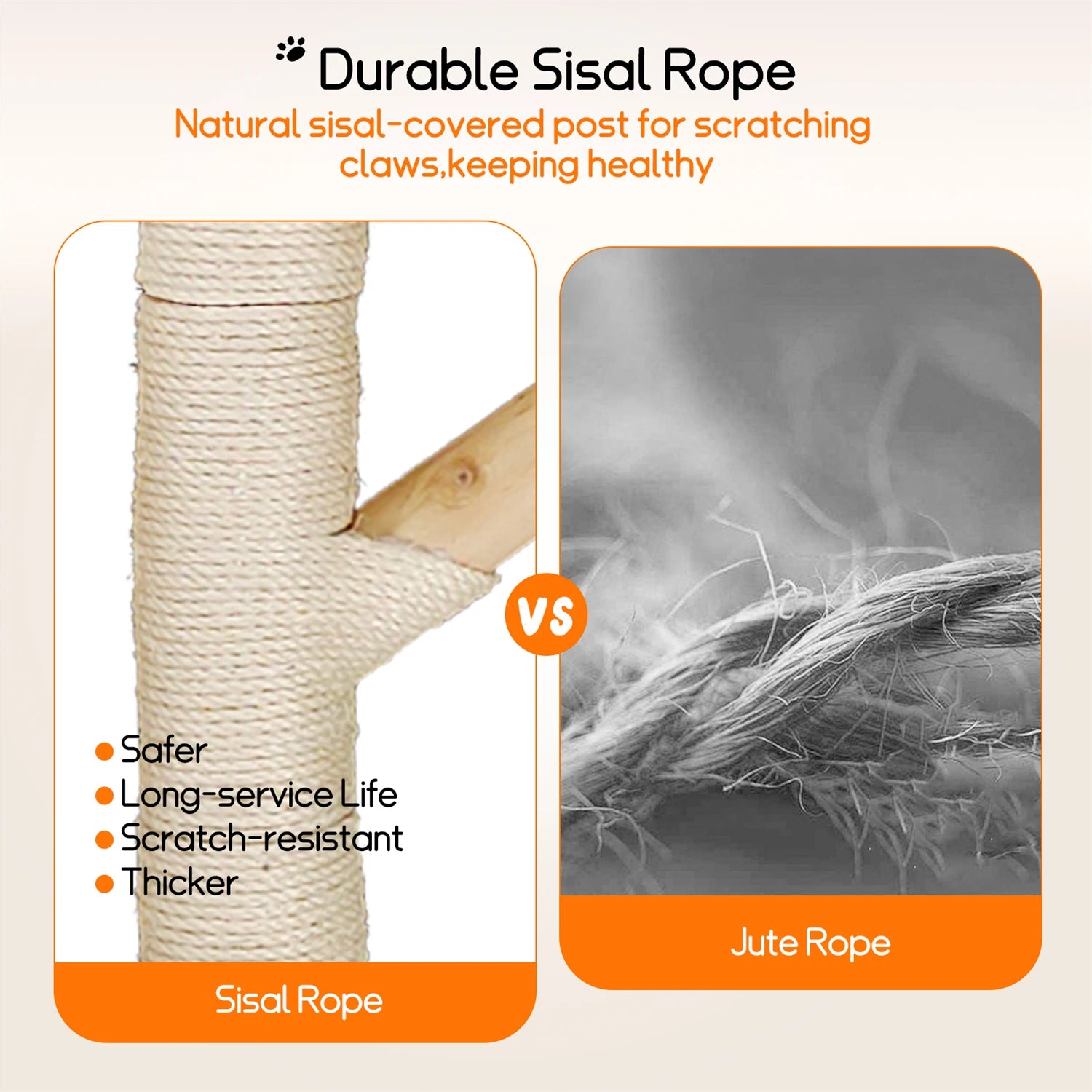 Modern Cat Tree Activity Tower with Plush Cushion and Toy Ball Sisal Scratching Post Kitten Condo Play House for Indoor