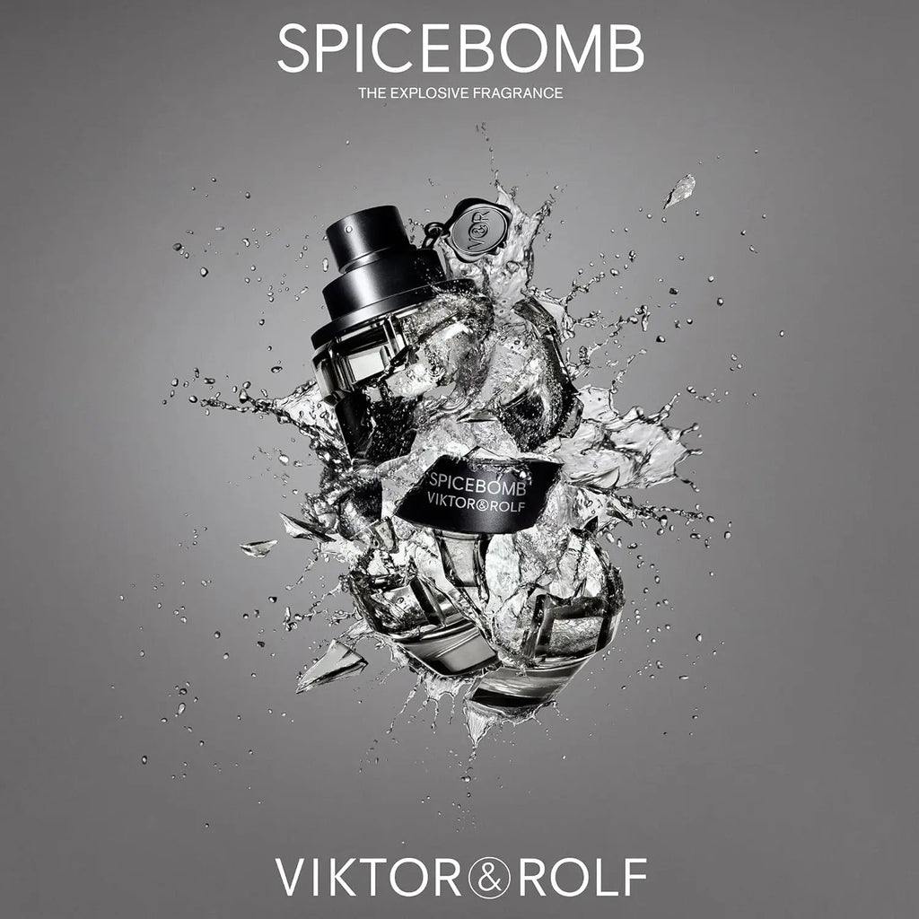 Viktor&Rolf - Spicebomb Eau De Toilette - Woody & Spicy - Cologne for Men - with Notes of Citrus & Tobacco Valentine Perfume