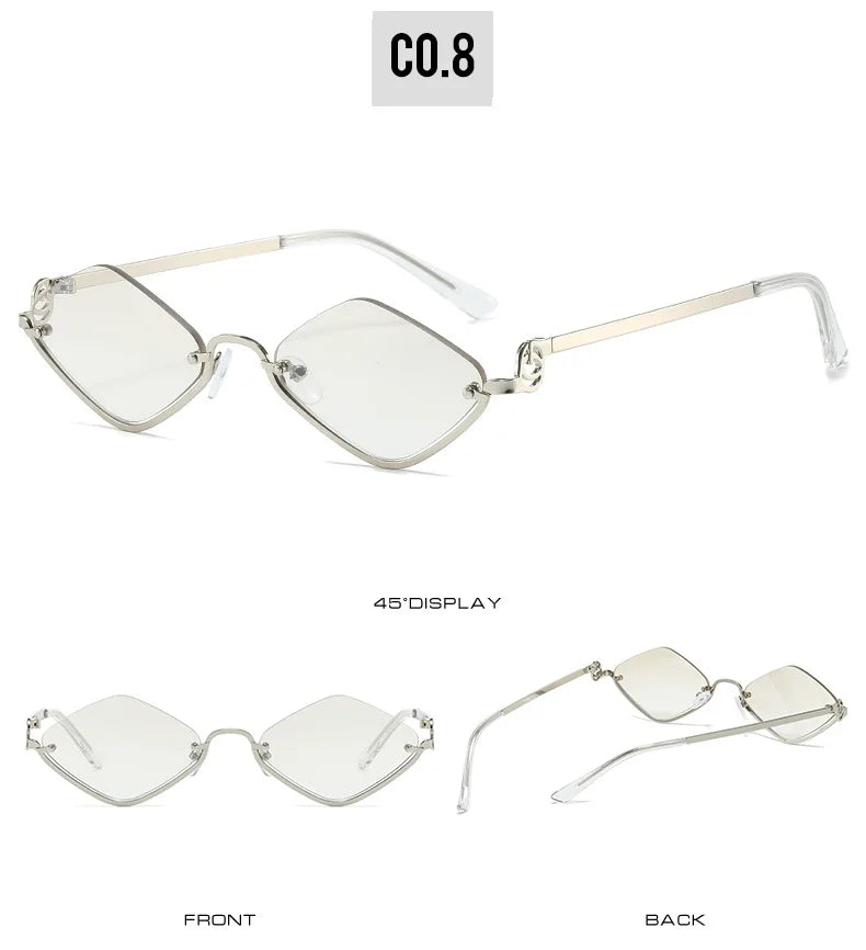 Women Sunglasses New Personalized Frame Glasses Polygonal Sexy Sun Glasses Ladies Fashion Luxury Brand Casual Hip-Hop Eyewear