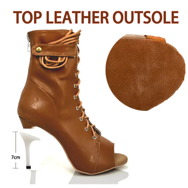 Women's Fashion Party Outdoor Sexy stilettos High Heels slippers Latin Women Latin dance heels Boots shoes 2020 For Ballroom