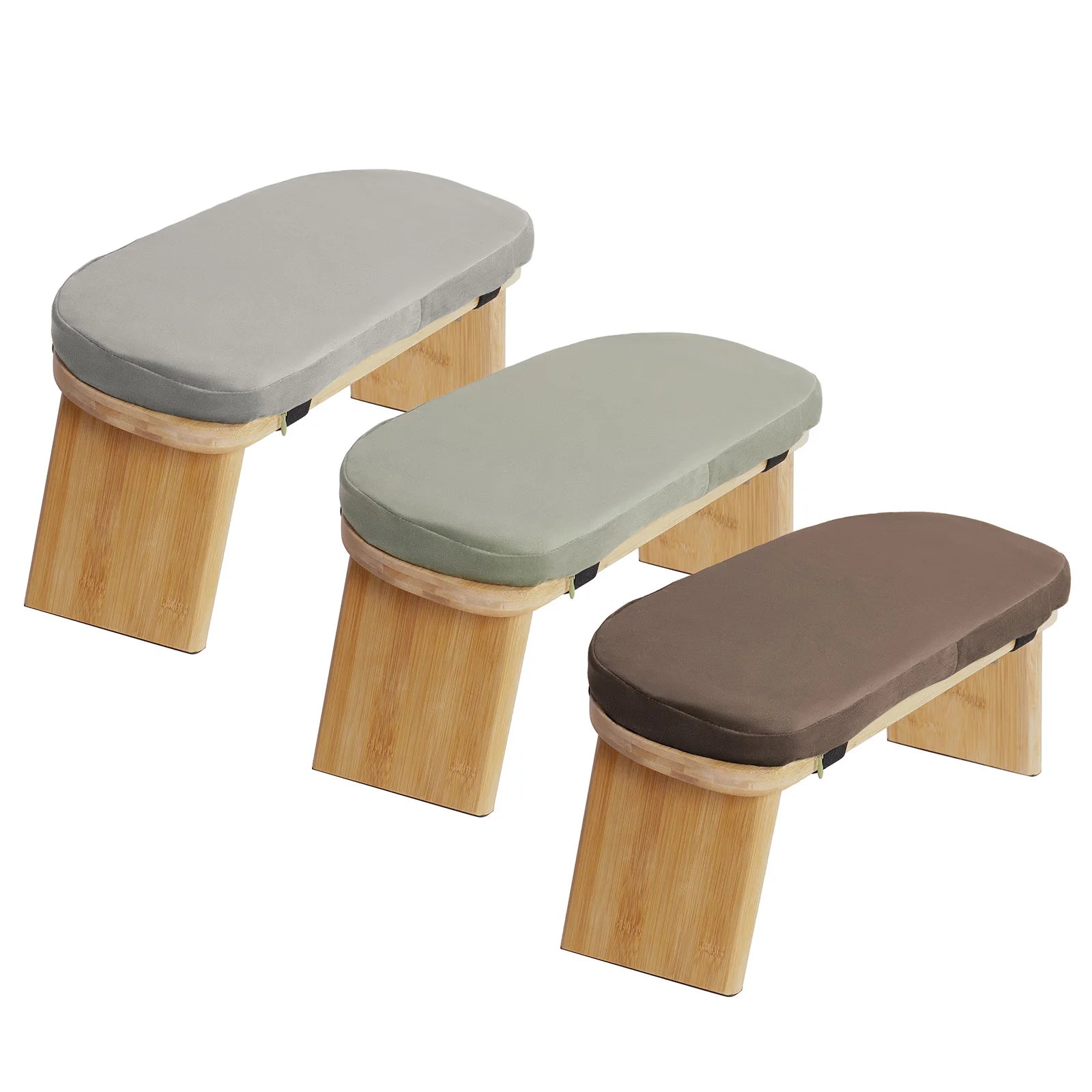 Modern Meditation Bench Foldable& Ergonomic Meditation Stool Yoga Bench Prayer Bench With Carrying Bag