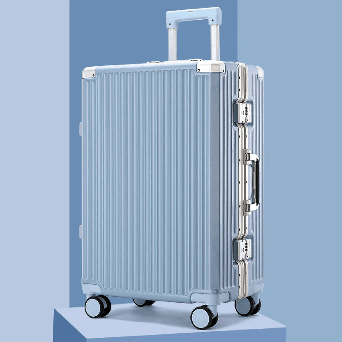 Trolley Luggage 20 24 26 28 英寸 Aluminum Frame Rolling Luggage Case Travel Suitcase on Wheels Combination Lock Carry on Luggage