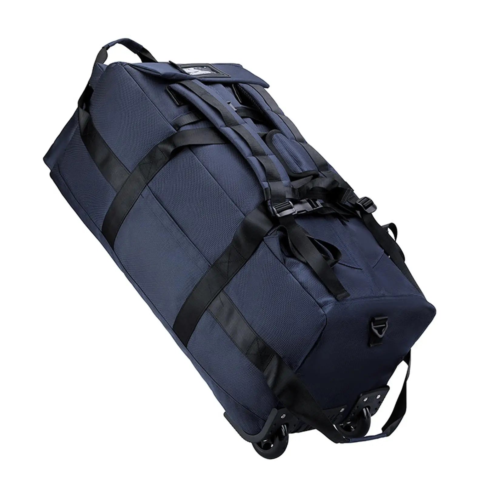 Wheeled Duffel Bag Rolling Garment Bag Large Portable Overnight Suitcase Backpack for Beach Business Trip Camping Storage Bag
