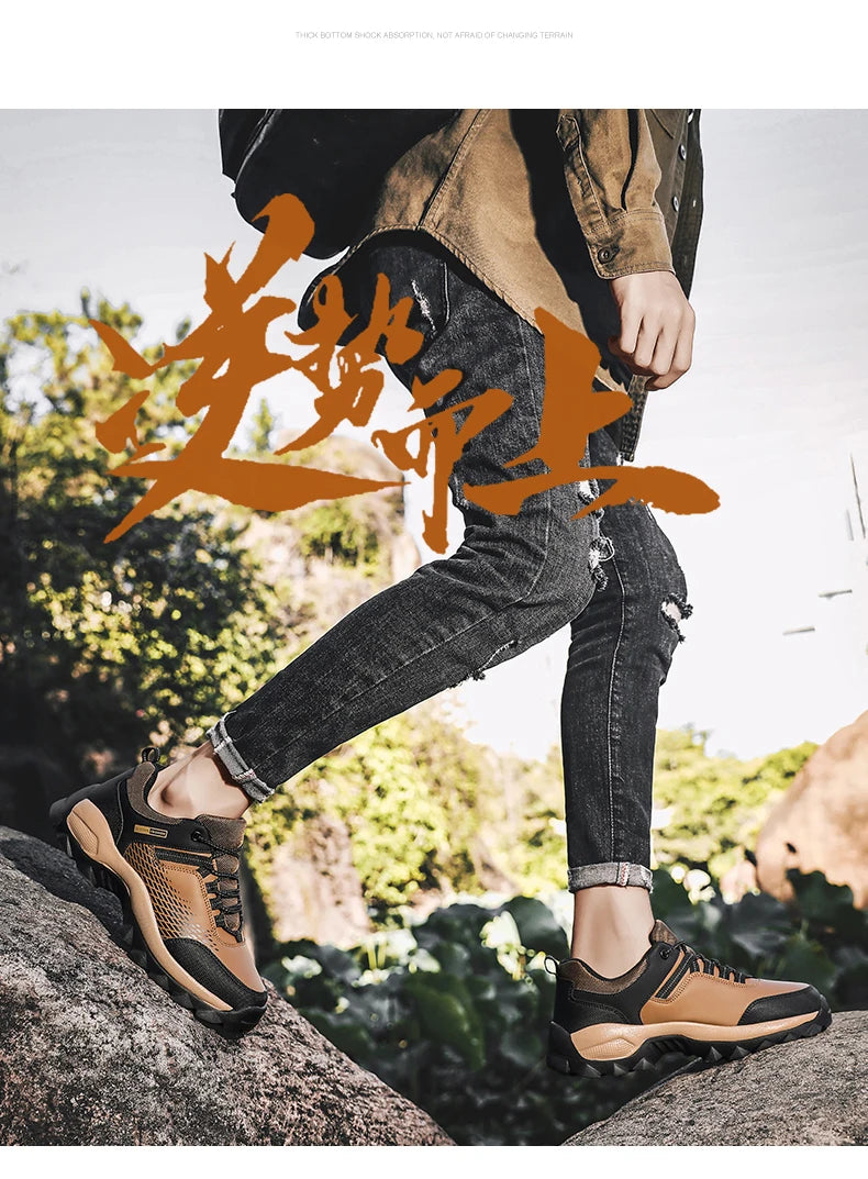 Men Boots Outdoor Sneakers Men Shoes 2024 New Fashion Male Casual Footwear Comfortable Tenis Masculino Botas Men Sneakers Shoes