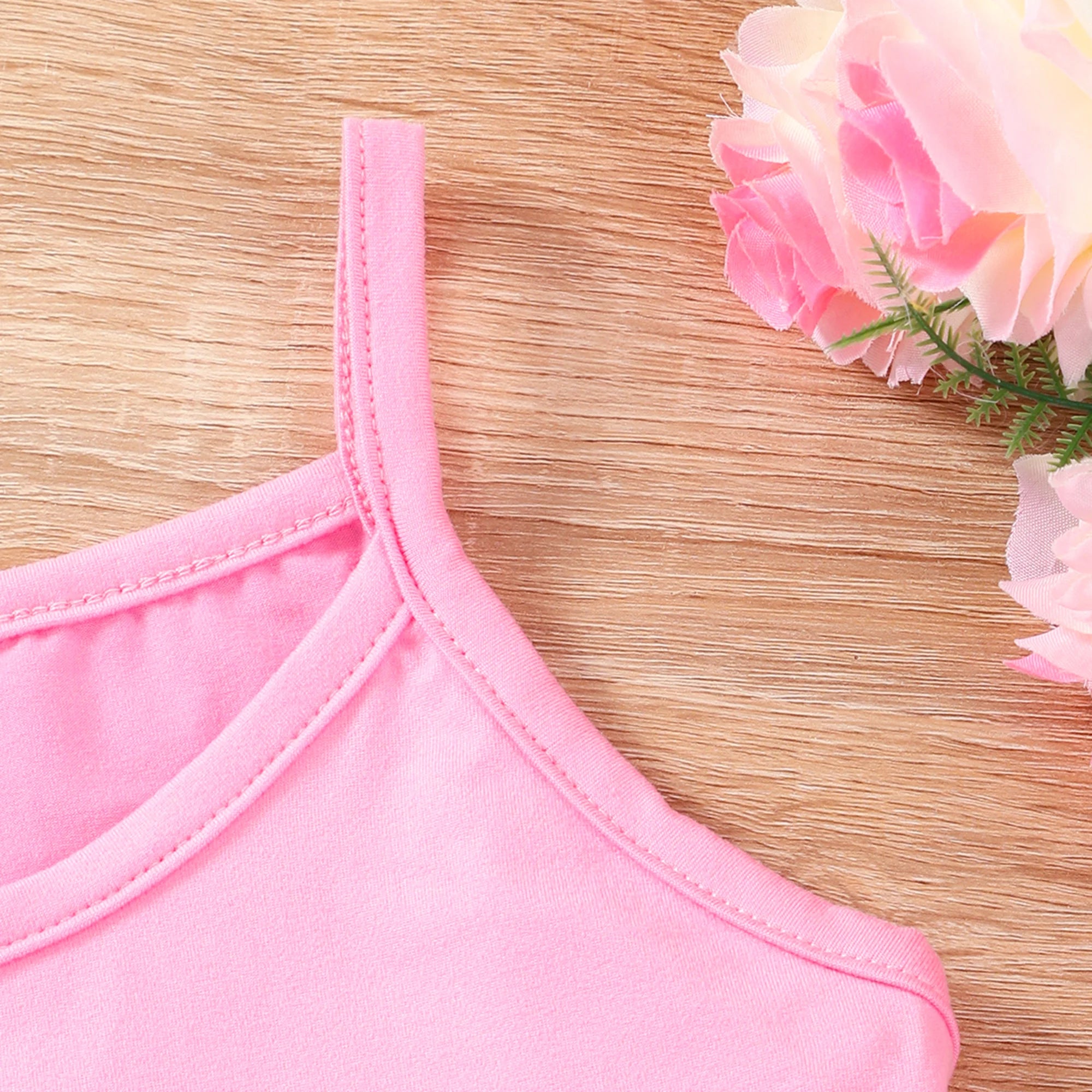 2024 Kids Girls Clothing Set Summer Sleeveless 2 Pcs Top and Skirt Children Outfits Casual Coolness Soft Ventilate Girls Suit