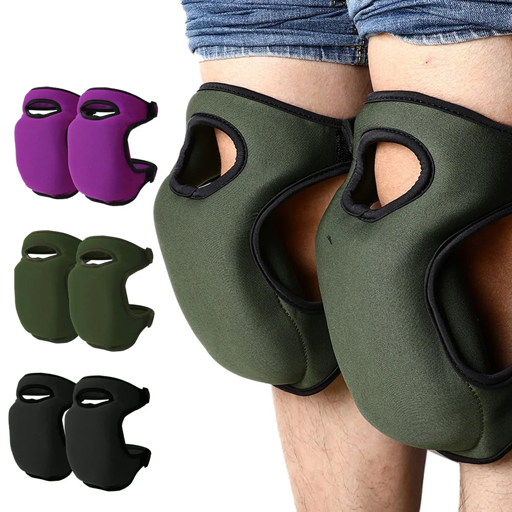 1Pair Gardening Knee Pads Anti Slip Knee Protectors Protective Cushion Soft Kneepad For Gardener Cleaning Work Scrubbing Floors
