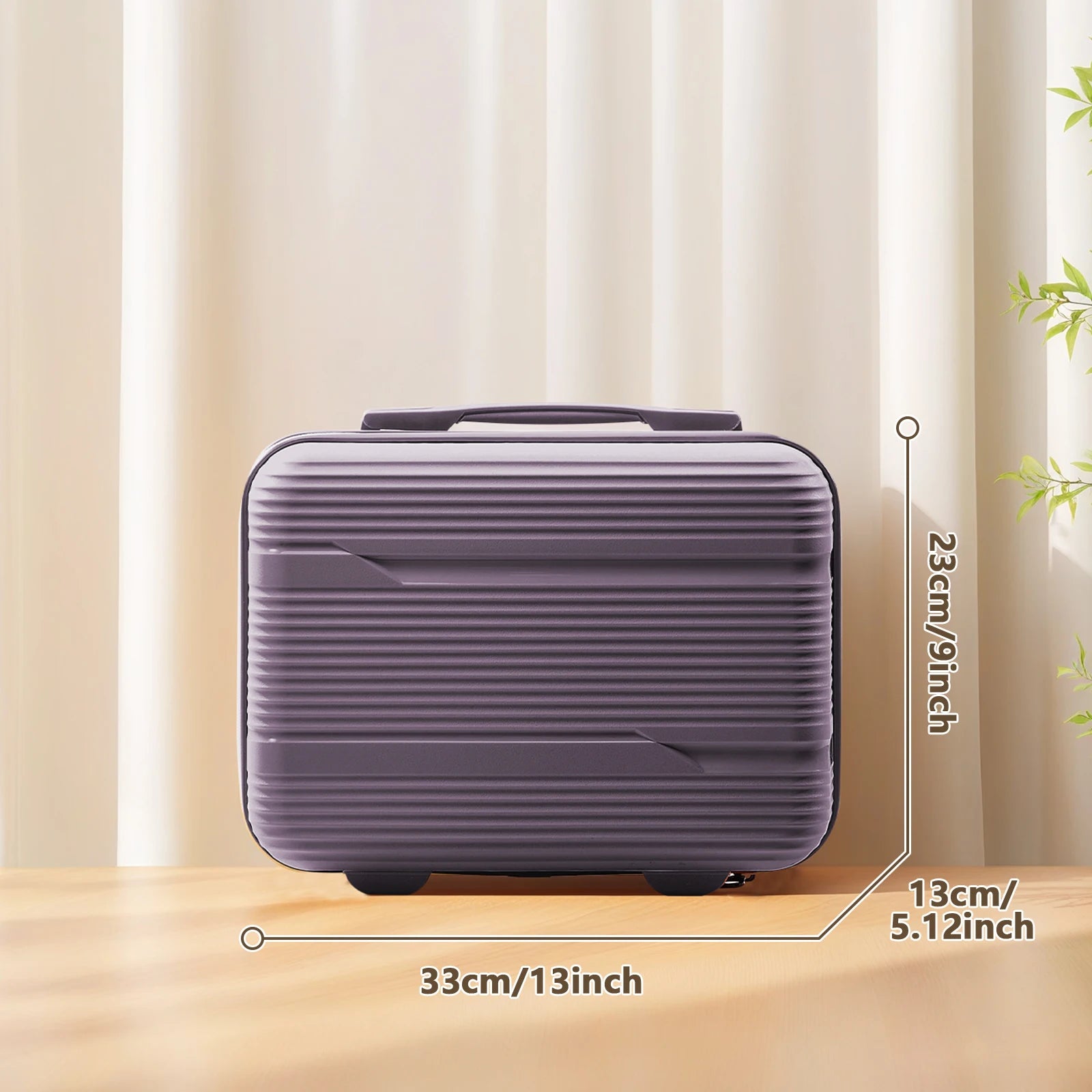 Travel Suitcase Rolling, Carry on Boarding Luggage Cabin Set with Cosmetic Case Spinner Wheels Travel Trolley Case 13 20 Inch