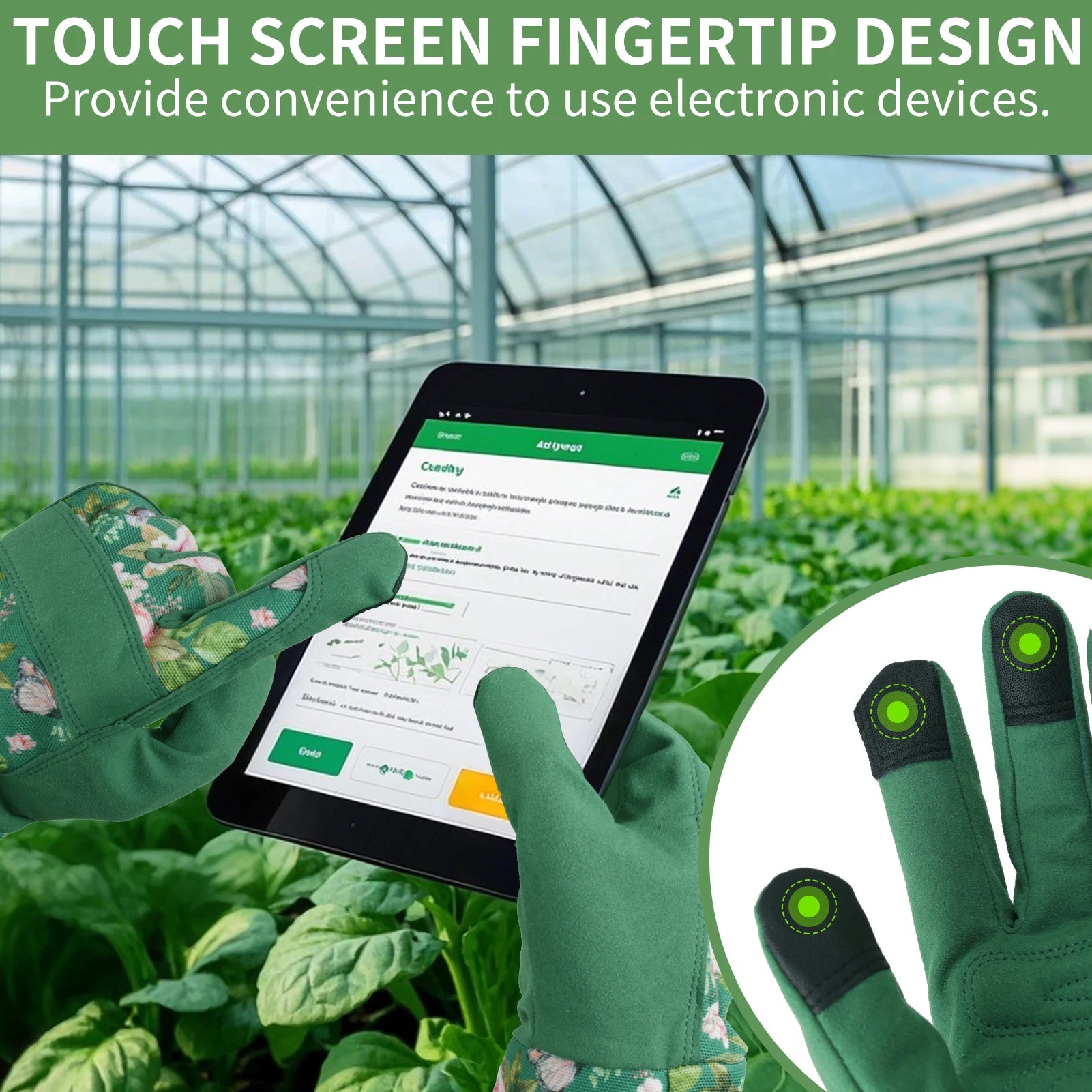 Long Sleeve Gardening Gloves for Women Durable Breathable Comfortable Thorn Proof for Garden Rose Yard & Outdoor Work Protection