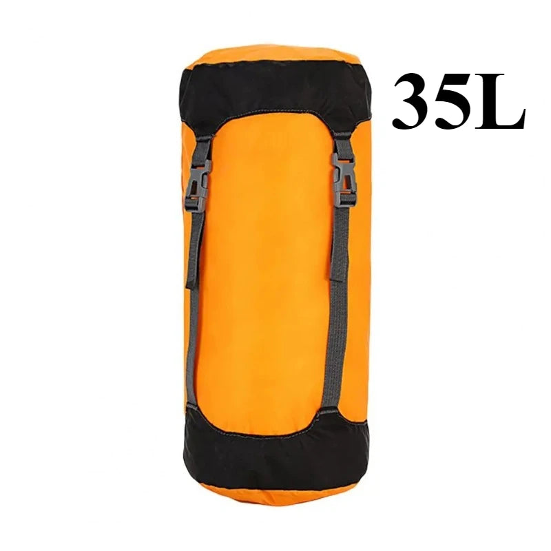 8/15/25/35L Sleeping Bag Compression Storage Bag Outdoor Camping Multi-purpose Waterproof Bags Portable Ultra-light Storage Bag