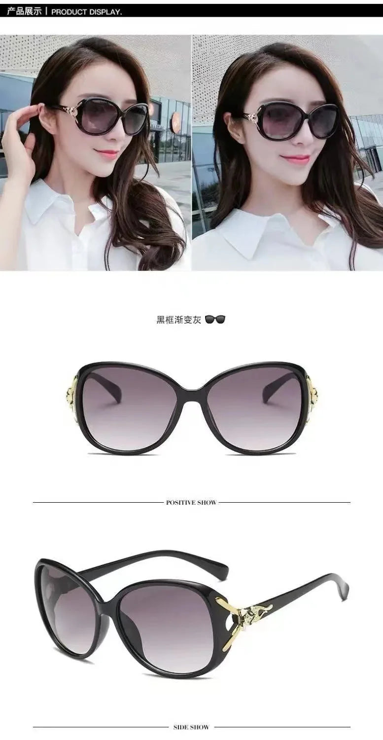 Women's Sunglasses New Simple Fashionable Versatile Trendy  Driving Vacation Sedside Luxury Brands High Quality Sunshade Glasses