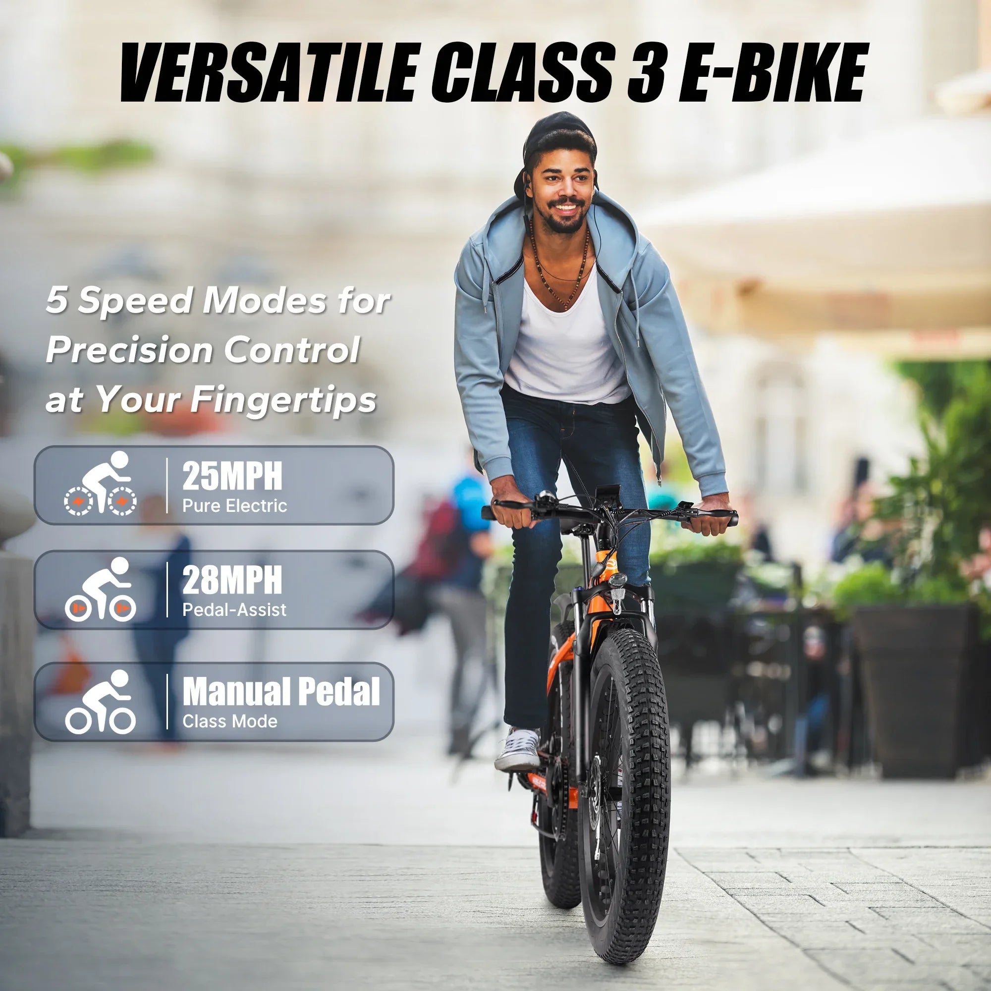 VARUN M26-2 PRO Adult Electric Bicycle, 250W Motor Electric bike, 48V 13AH Battery City E-bike, 26 Inch Fat Tire E-Mountain bike