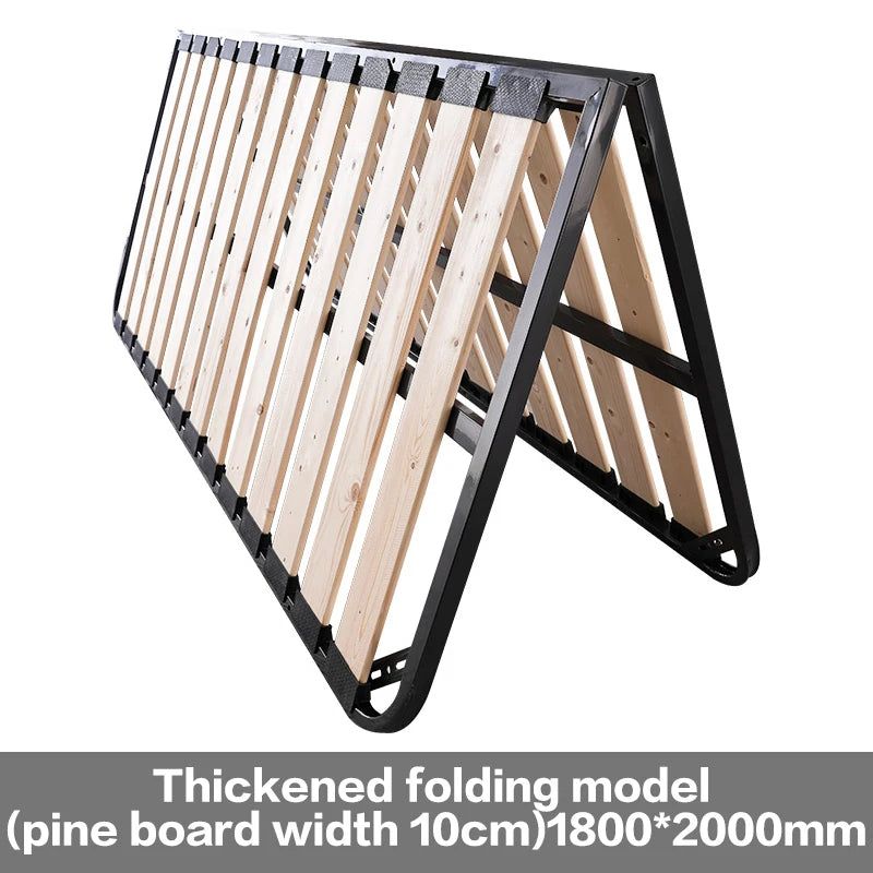 Tatami Row Frame Bed Frame Fir Bed Board Moisture-proof Floor Covering All Solid Wood Mattress Pine Folding Breathable Shelf