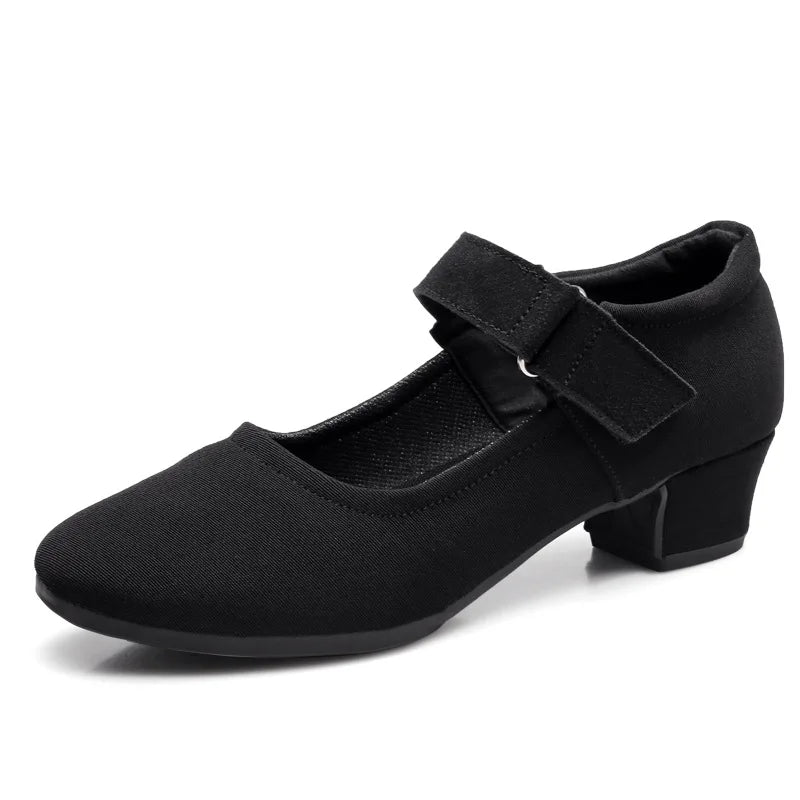 Latin Dance Shoes Women Soft Soled Social Cance Shoes Teacher Shape Training Shoes Square Dance Shoes Woman Sport Cloth Shoes