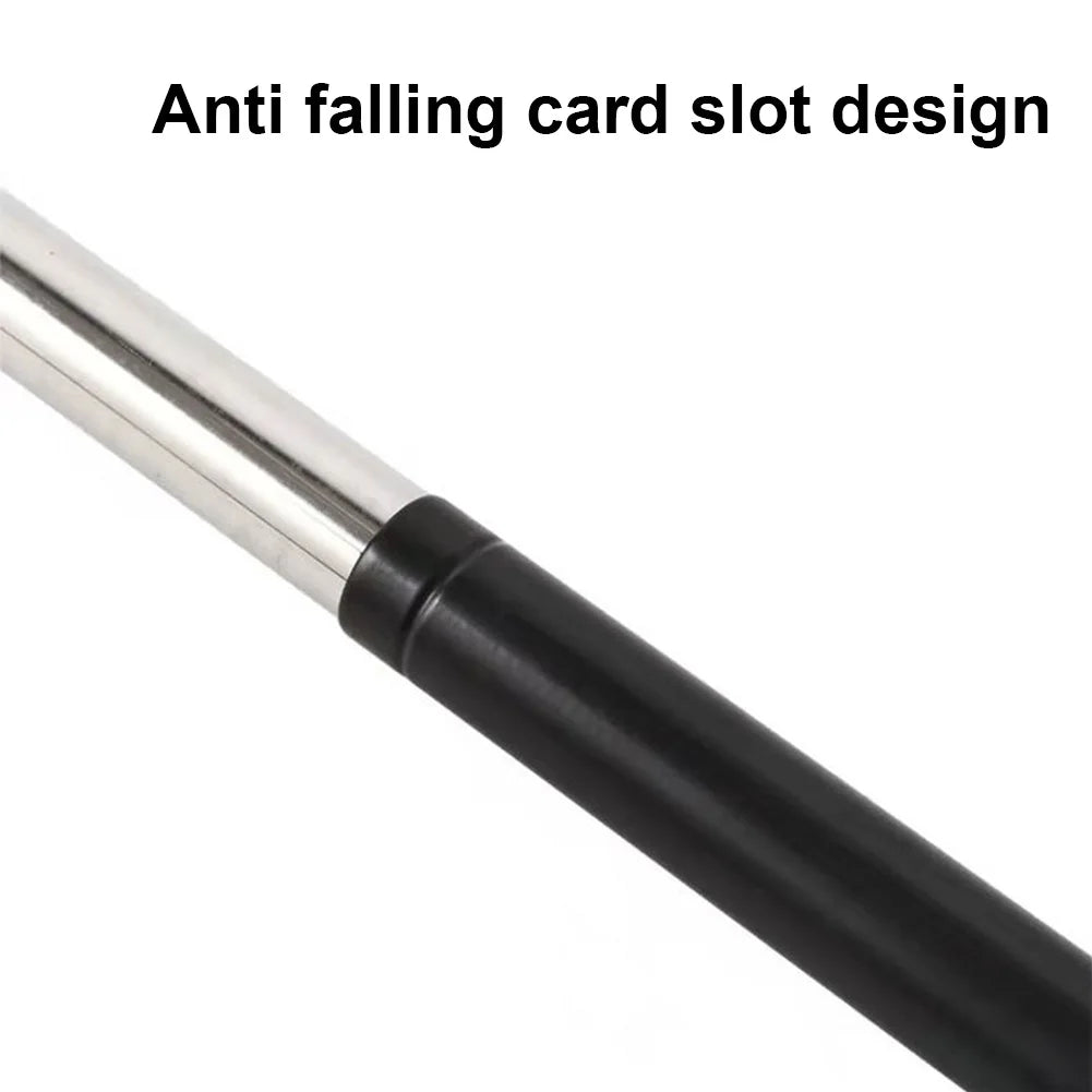 1.5M Retractable Telescopic Landing Net Handle Stainless Steel Fishing Rod Pole Fishing Accessories for Freshwater and Saltwater