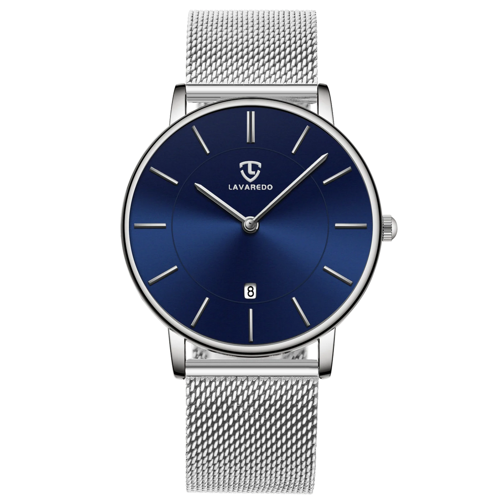 Mens Watches, Minimalist Fashion Simple Wrist Watch for Men Analog Date with Leather Strap
