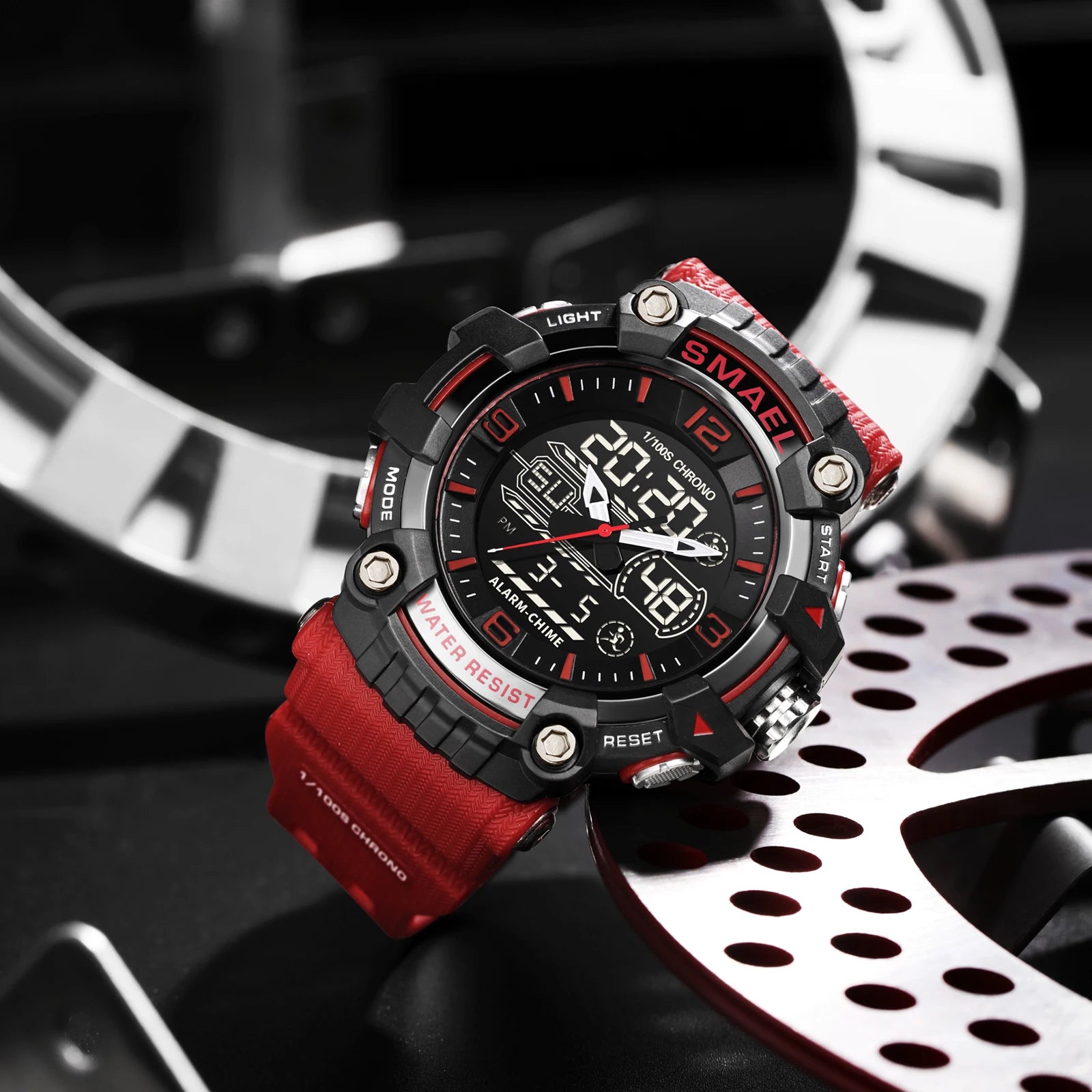 SMAEL Watch Men Sport Alarm Clock For Men 50M Waterproof Wristwatches 8089 Original Brand Men's Wristwatch Quartz Sports Watches