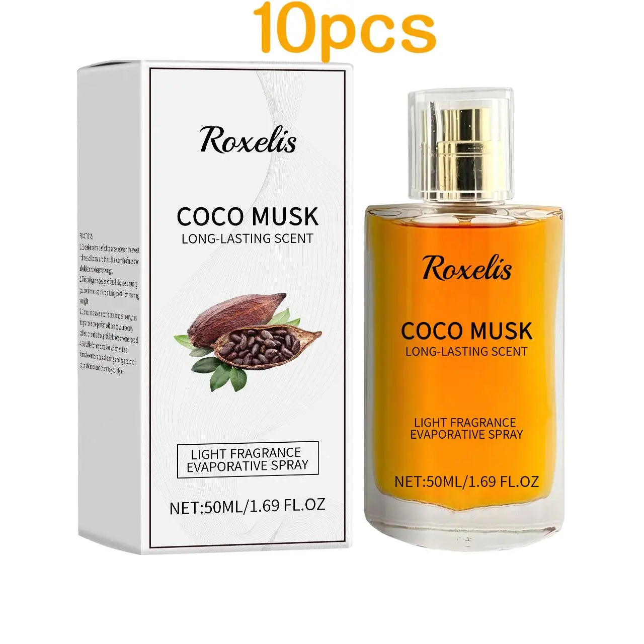 Roxelis 50ml Cologne Lasting Charming Perfume Freshing Body Confidence Attract Flirting Seduction Pheromone Daily Dating Perfume