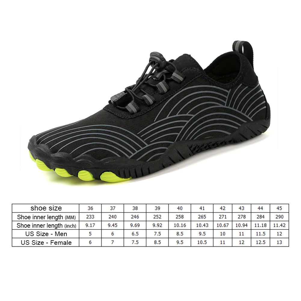 Water Shoes Non-slip Lightweight Aqua Shoes Breathable Soft Diving Sneakers Quick Drying Surfing Shoes for Water Sports