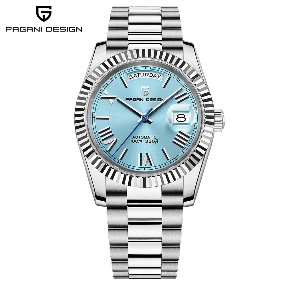 PAGANI DESIGN 2025 DD40 Men's Watches Luxury Automatic Watch Men AR Sapphire Glass Mechanical Wristwatch Men 10Bar Japan NH36A