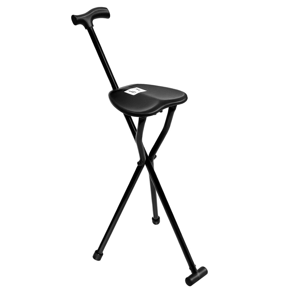Portable Walking Pole and Tripod Chair Walking Stick, Walking Cane, Cane Chair, Folding Cane with Seat,Walking,Waiting in Line