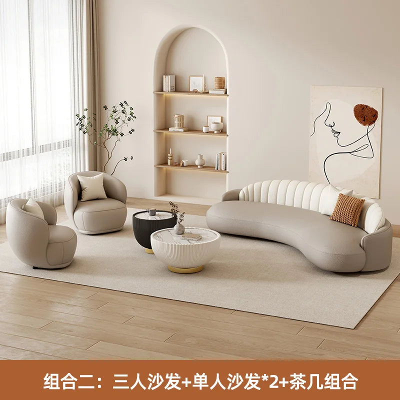 Living Room Sofas European Furniture Designer Comfortable Lounge Art Individual Relaxing Puff Wohnzimmer Sofas Home Decoration
