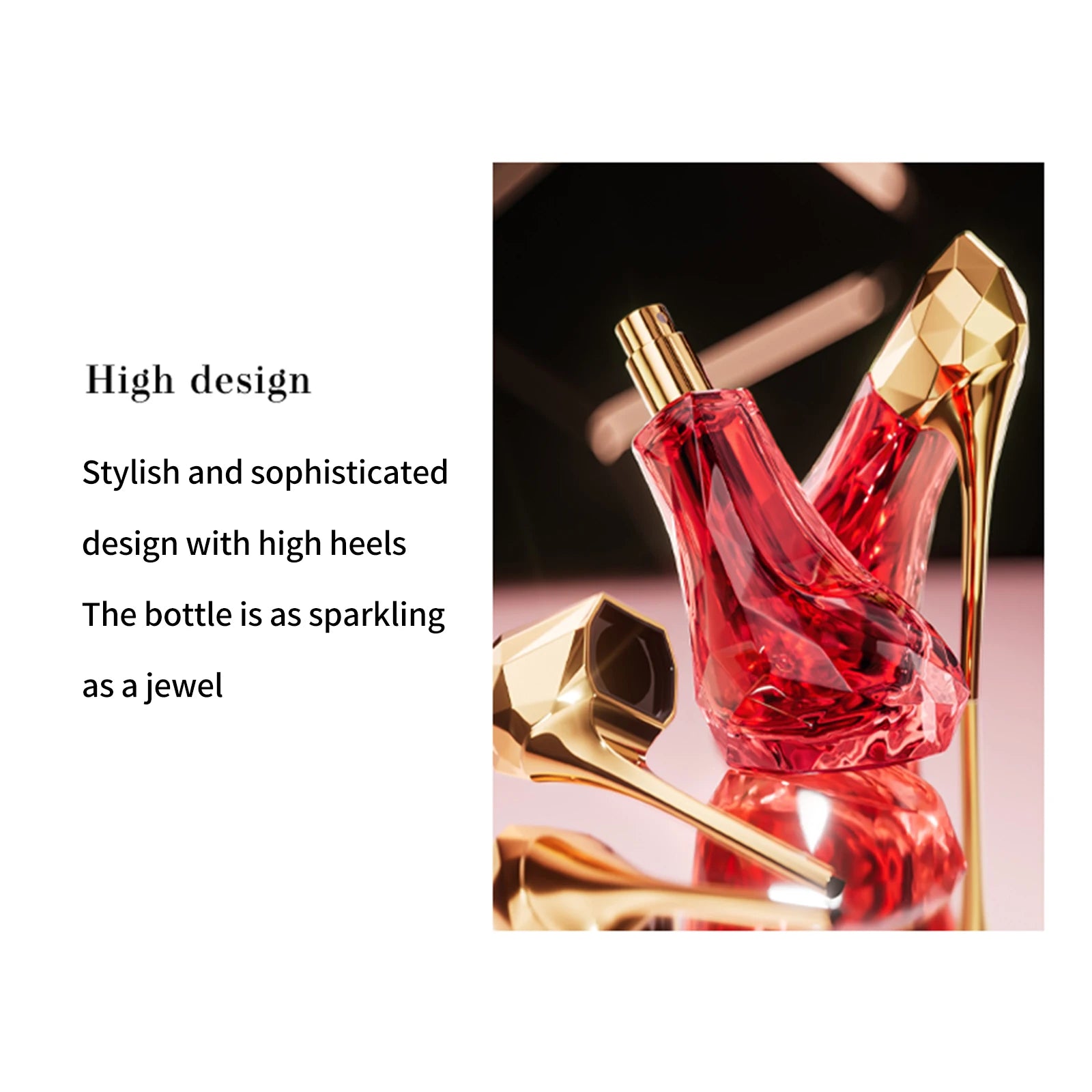 Heel Styling Perfume Eau De Parfum Spray Natural Fragrance Parfum Lasting And Charming Personal Perfume For Women And Girls 30ML