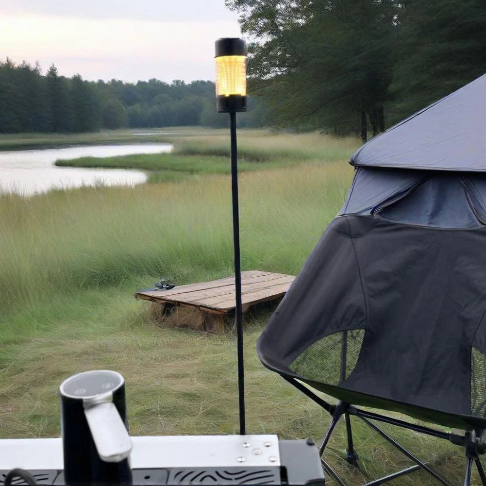 Aluminium Alloy Camping IGT Lamp Hanging Rack Detachable Lantern Stand Portable Lamp Post Pole for IGT Table Camping Accessories