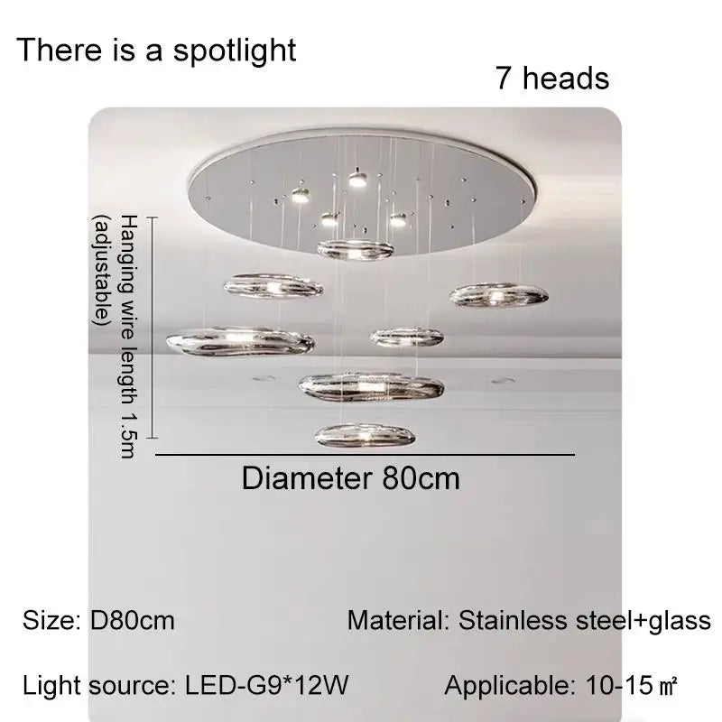Modern home decor led lights pendant light lamps for living room Chandeliers for dining room hanging light indoor lighting