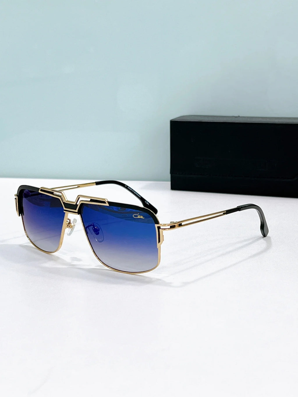 Original CCAZAL MOD9103 Trendy Gradient Driving Anti-Glare Men Sunglasses Classic Luxury Design Alloy Frame Women Couple Eyewear