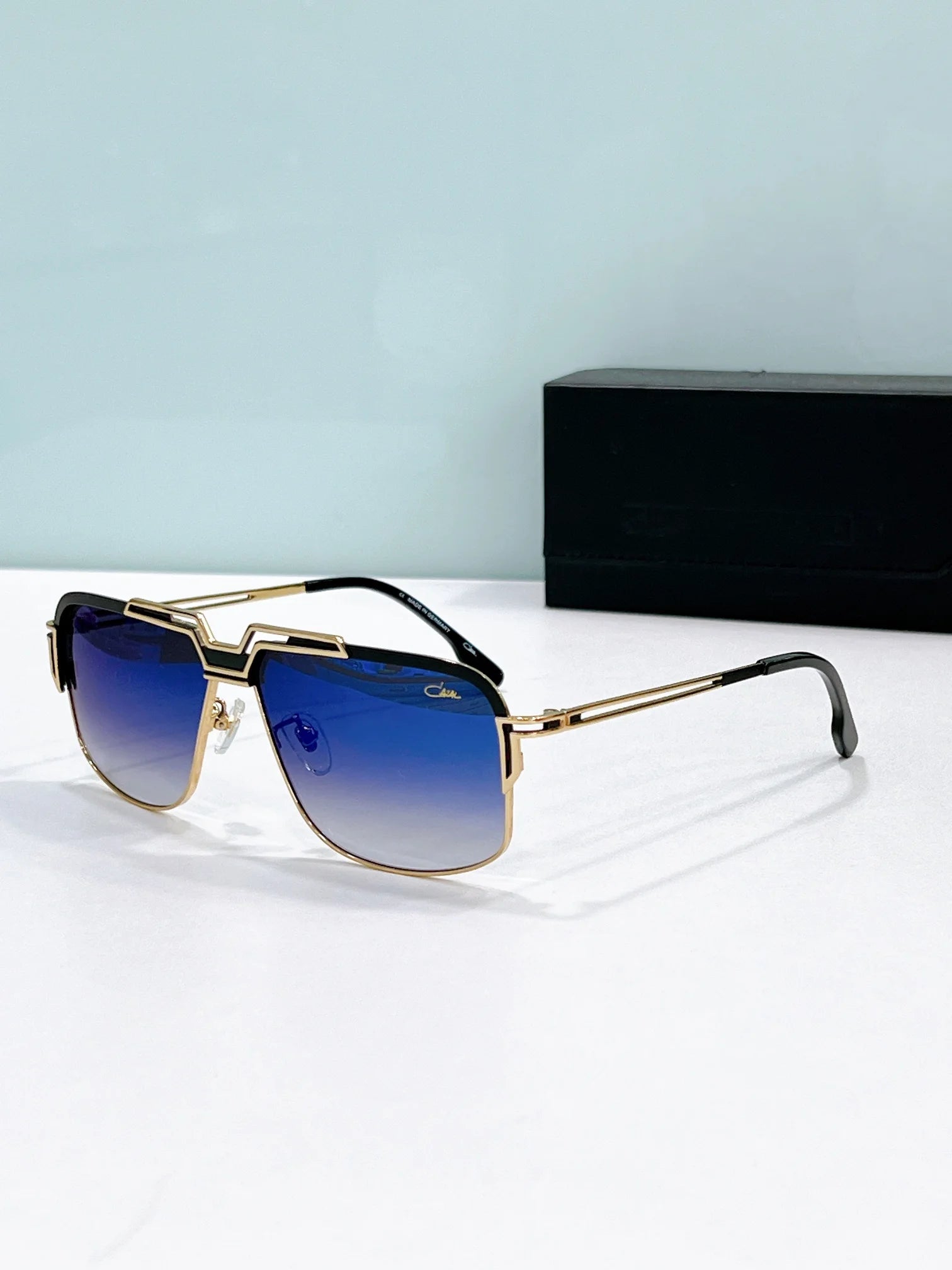 Original CCAZAL MOD9103 Trendy Gradient Driving Anti-Glare Men Sunglasses Classic Luxury Design Alloy Frame Women Couple Eyewear