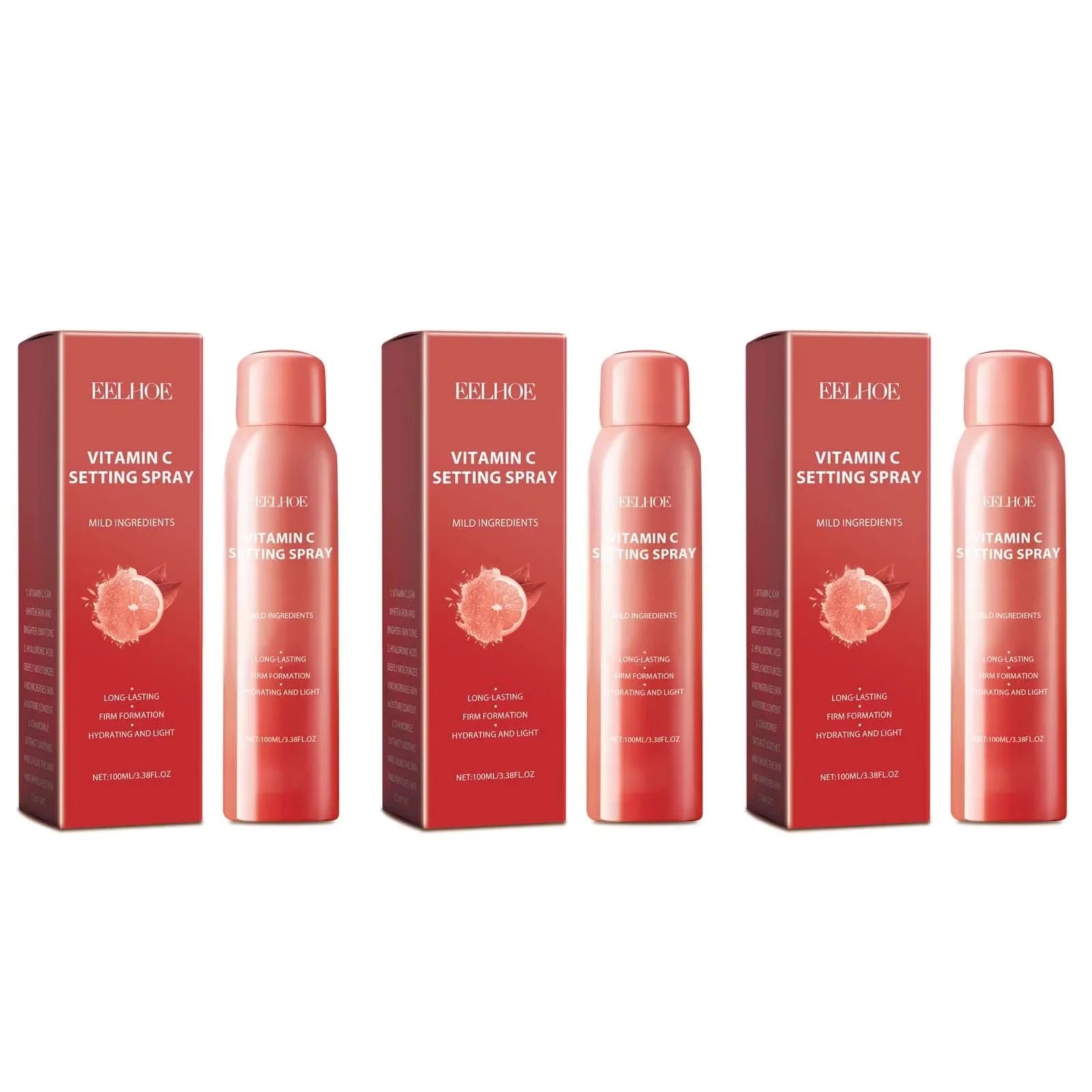 Hydrating Makeup Setting Spray Watery Lightweight Non-Greasy Oil Control Long-Lasting Breathable Vitamin C Makeup Fixing Mist