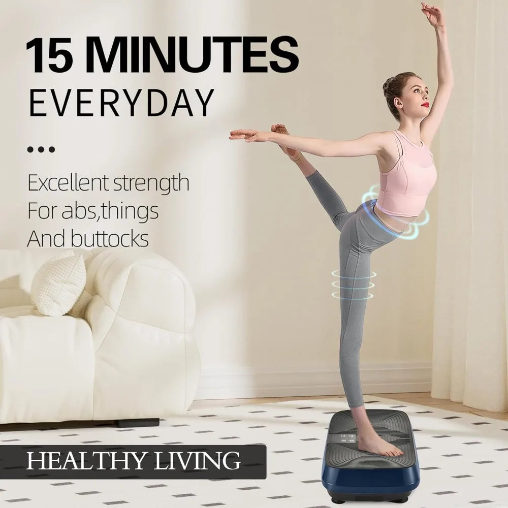 Vibration Plate Exercise Machine Vibration Platform for Weight Loss, Vibration Plate for Lymphatic Drainage Whole Body Power Sha