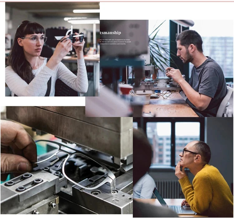 Classics Round Glasses Frame Eyeglasses Light Thin Screwless Acetate Ring Men Women Spectacle Germany Brand Design Oroshi 2025