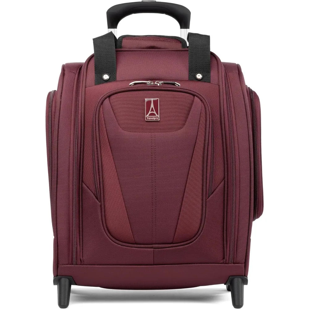 Travelpro Luggage Maxlite 5 Softside Lightweight Rolling Underseat Compact Carry on Upright 2 Wheel Bag, Men and Women, Burgundy