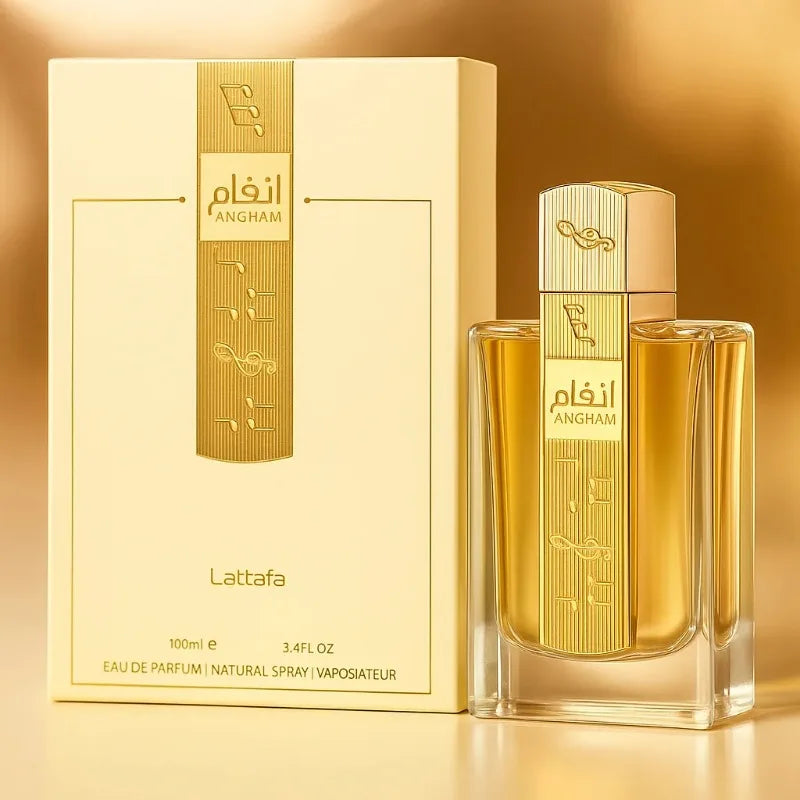 Lattafa Angham Perfume for Women Men 100ml | Long Lasting Arabic Eau De Parfum Luxury Oriental Fragrance Unisex Scent Gift
