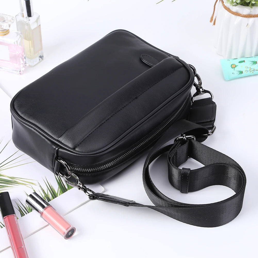 Casual Business Purse Handbag Classic Pattern Shoulder Messenger Bag Small Square Plaid Designer for Travel Work Male Sling Bags