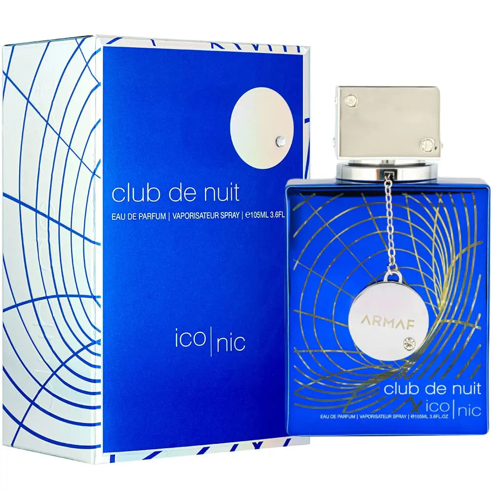 Armaf Club de Nuit Blue Iconic for Men Eau de Parfum Spray, 3.6 Ounce /105ML Armaf's Exclusive New Launch