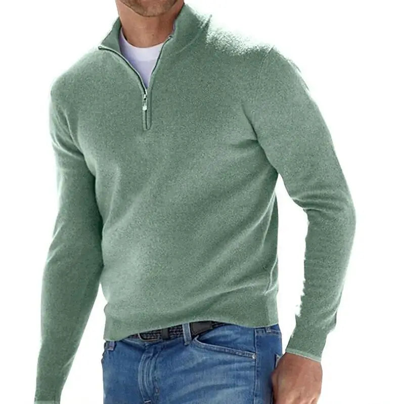 2025 Long Sleeved Sweater Men's Base Sweater for men in Autumn and Winter in Stock