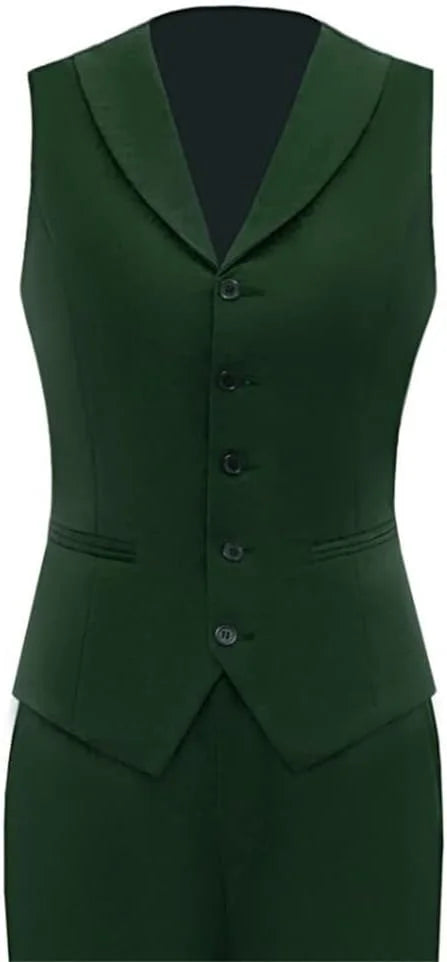 Women‘s Suits 3 Piece Slim Fit Suits Set for Business Office Lady Blazer Jacket Vest Pants