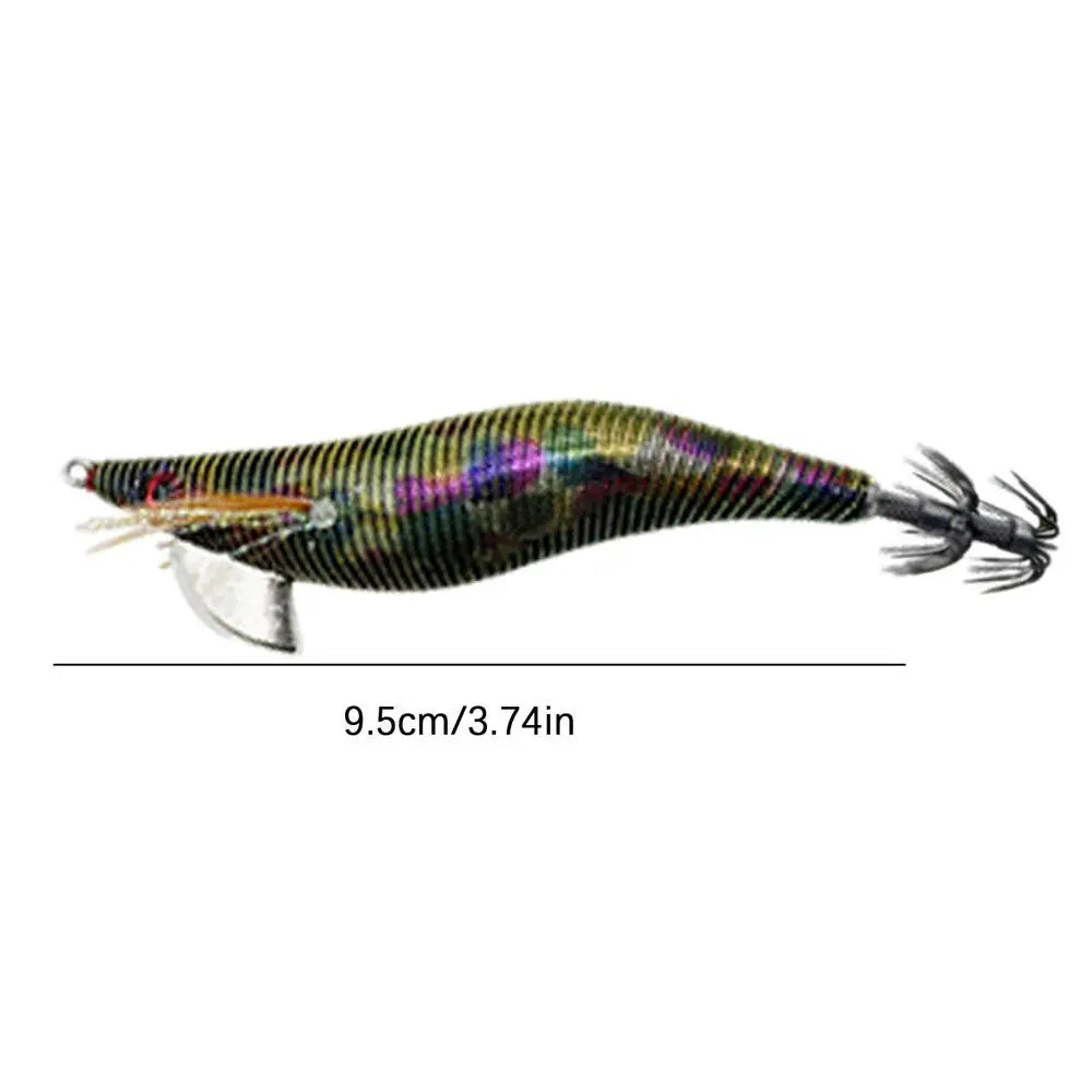 Glowing Squid Jigs Saltwater Shrimp Lures Fluorescent Artificial Fishing Baits Realistic Freshwater Fish Luring Tools supplies