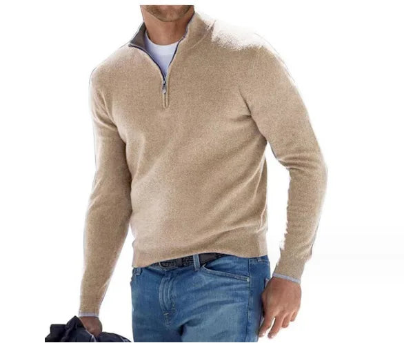 2025 Long Sleeved Sweater Men's Base Sweater for men in Autumn and Winter in Stock