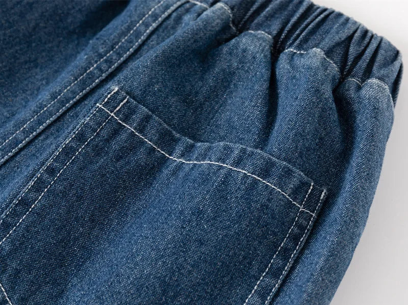 Cotton Baby Boy Denim Shorts 6 to 9 12 18 24 Months Black Child Jeans Shorts for Boys Clothes Casual Pants Summer Short Trousers