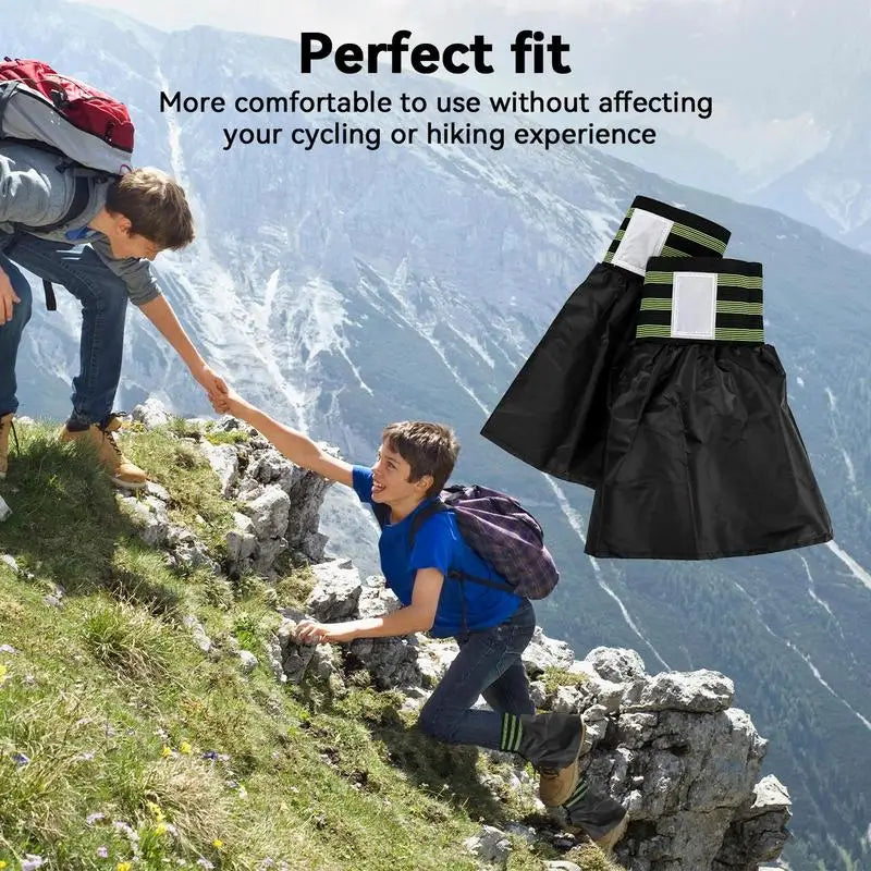Cycling Leg Gaiters For Men Shoes Gators For Hiking Waterproof Breathable Boots Gators Extended Snow Gaiters ﻿