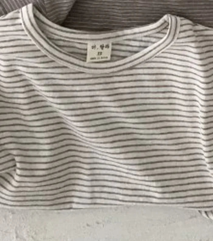 Baby Boy Stripe Shirt Summer Casual Short Bat Sleeve Kids Shirt for Boys Clothing Children Girls Sports Shirt Cotton Tops