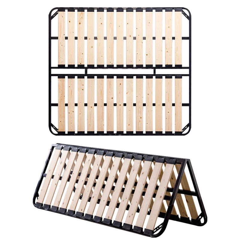 Tatami Row Frame Bed Frame Fir Bed Board Moisture-proof Floor Covering All Solid Wood Mattress Pine Folding Breathable Shelf