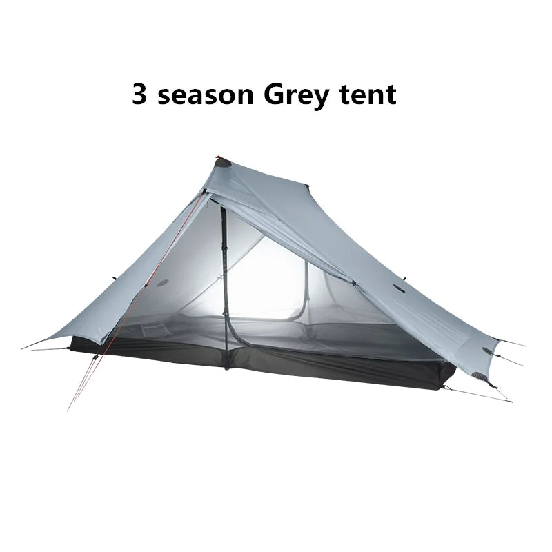 FLAME'S CREED Lanshan 2 Pro Just 920 Grams 2 Side 20D Silnylon LightWeight 2 Person 3 And 4 Season Backpacking Camping Tent