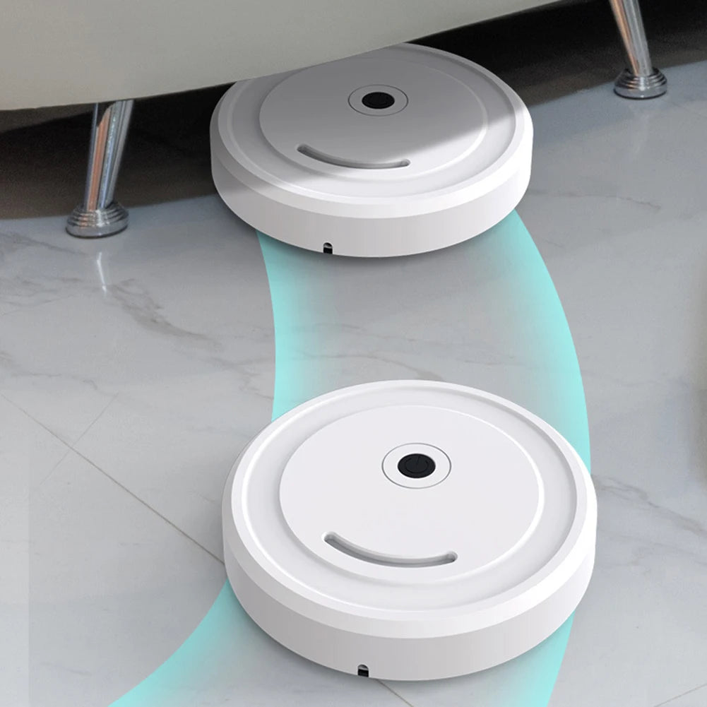 3 in 1 Sweeping Robot Battery Operated Compact Cleaning Machine Low Noise Wireless Robot Vacuum for Pet Hair Stubborn Dirt