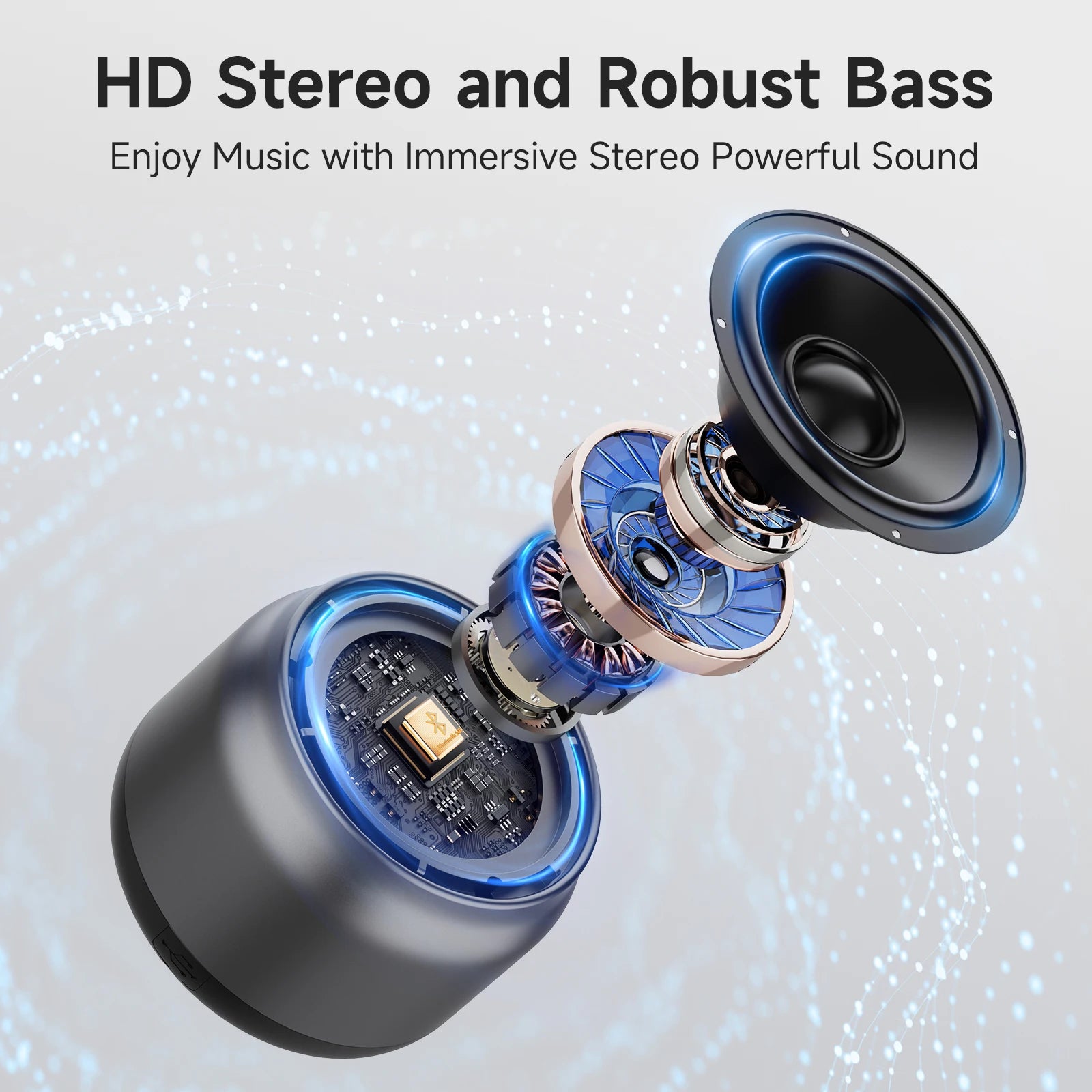 L6 Portable Bluetooth Wireless Speaker Waterproof USB Outdoor Loudspeaker Music Surround Bass Box Speakers For thinkplus IOS