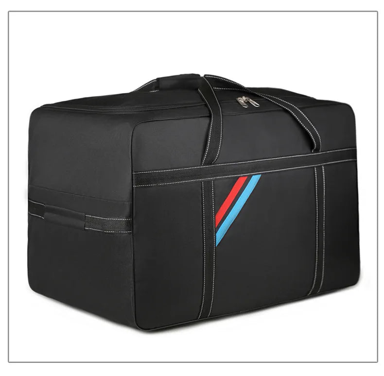 Large Capacity Trolley Bags with Wheels Foldable Luggage Wheeled Bag Travel Suitcase Waterproof Handbag Weekend Rolling Luggage